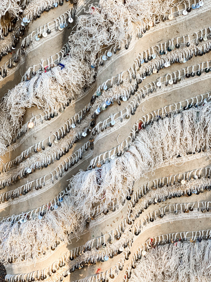 Twinkle handwoven Moroccan handira wedding blanket