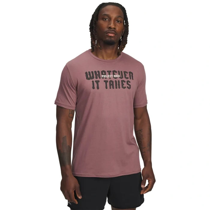 UA Men Project Rock Q3 Short Sleeve 1 | 6005046