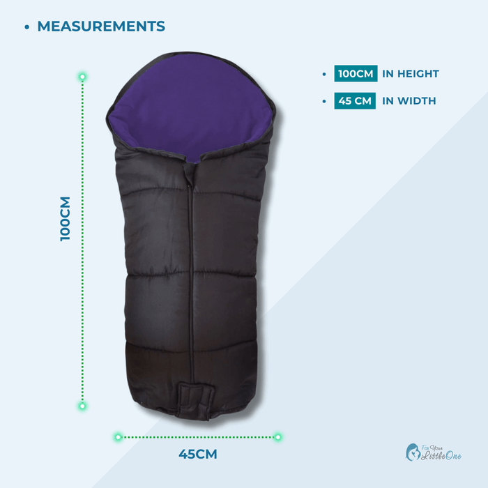 Universal Deluxe Pushchair Footmuff / Cosy Toes - Fits All Pushchairs / Prams And Buggies