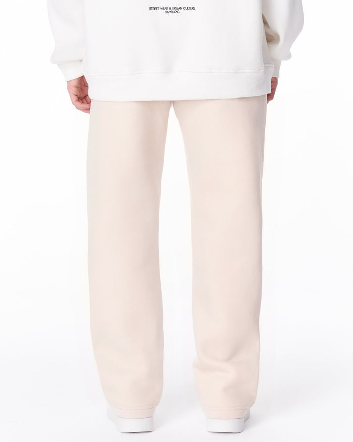 Unyieldingness Oversized Baggy Cream Sweatpants (5)