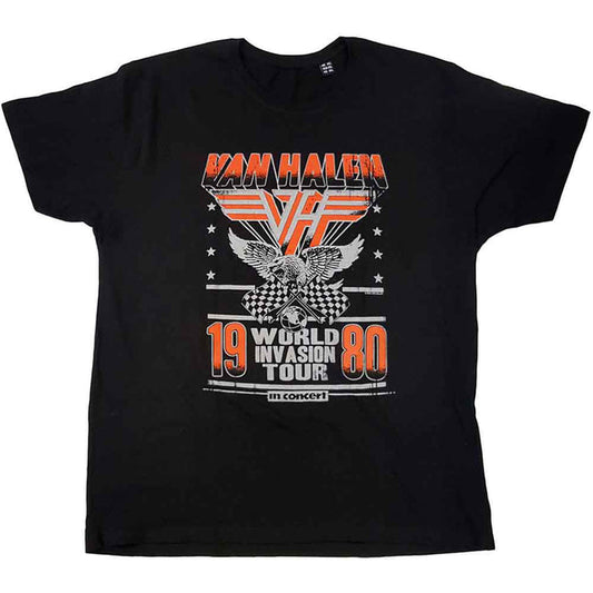 VAN HALEN - INVASION TOUR '80 - T-Shirt Black