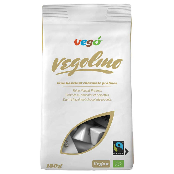 Vego Vegolino Fine Hazelnut Chocolate Pralines - 180g - L'Organic