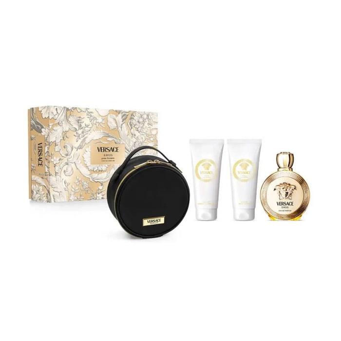 versace eros pour femme edp 100ml bl 100ml b sg 100ml beauty case 24 set