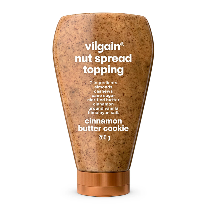 Vilgain Nut Spread Topping Cinnamon 260g