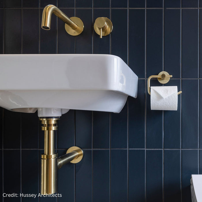 VOS Bottle Trap - Brushed Brass Plumbing Products JTP