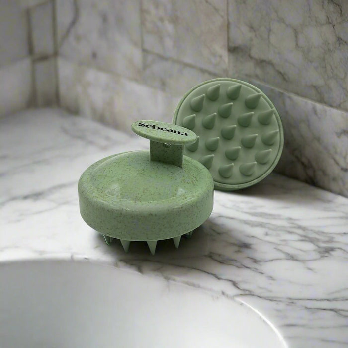 Wheat Straw + Silicone Scalp Massager - Greenbriar Market + Refillery