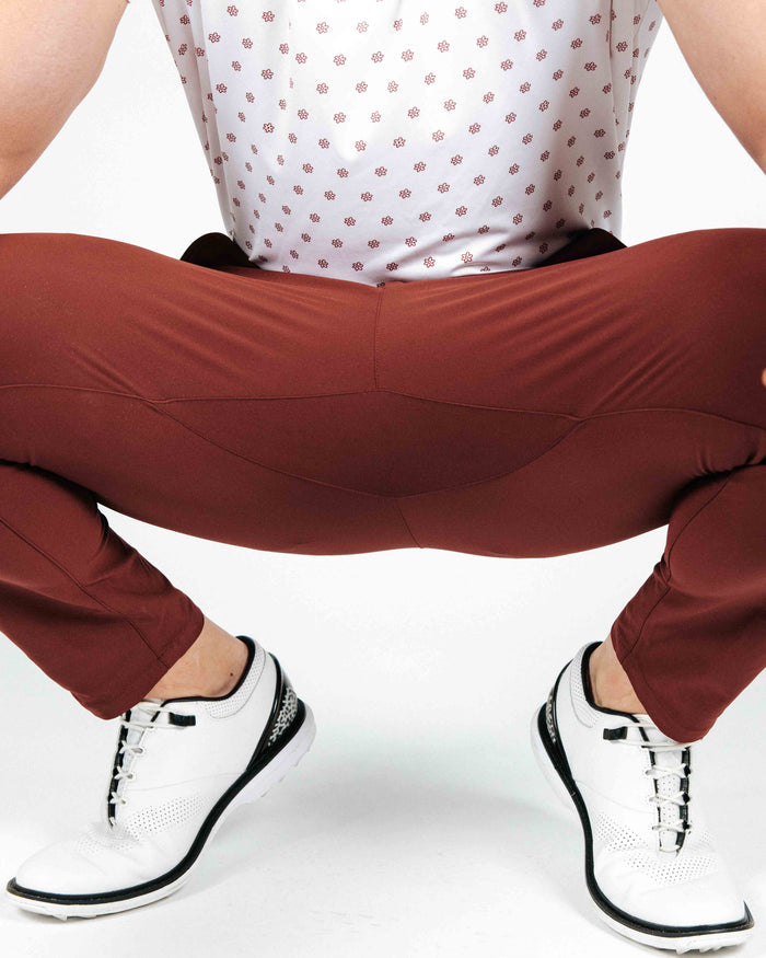 Wine Traditional Pants