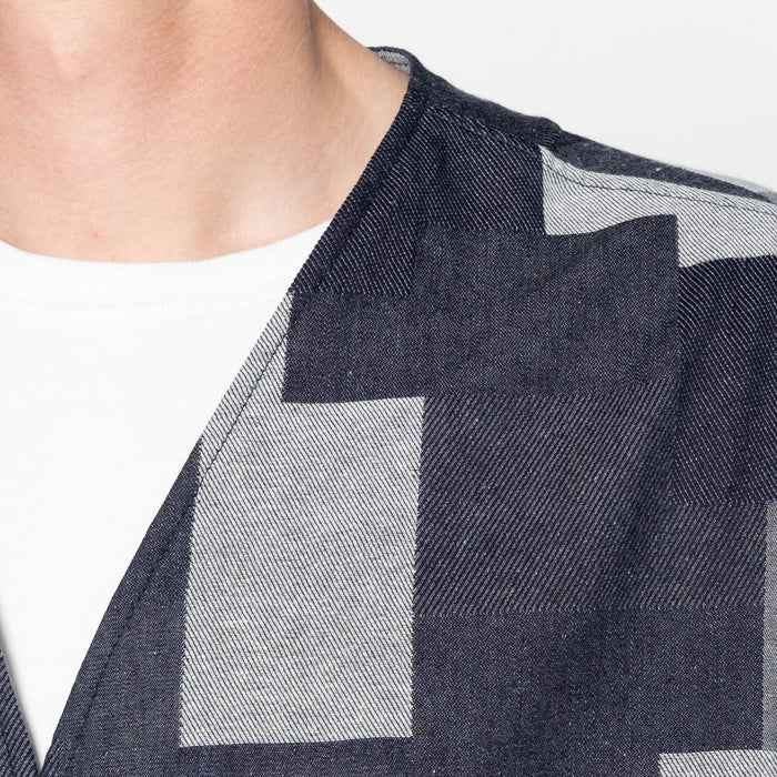 Wise Guy Jacket - Jacquard Denim - Indigo by Naked & Famous Denim