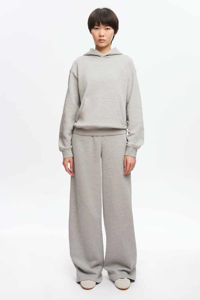 Women's Essential Hoodie in Heather Grey