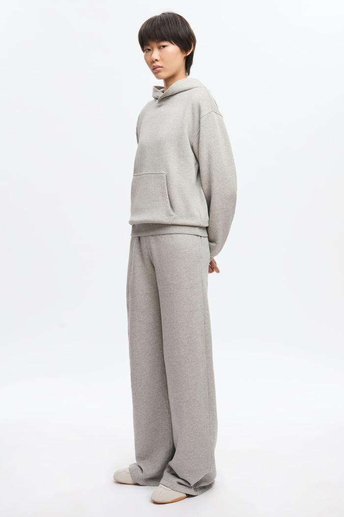 Women's Essential Hoodie in Heather Grey