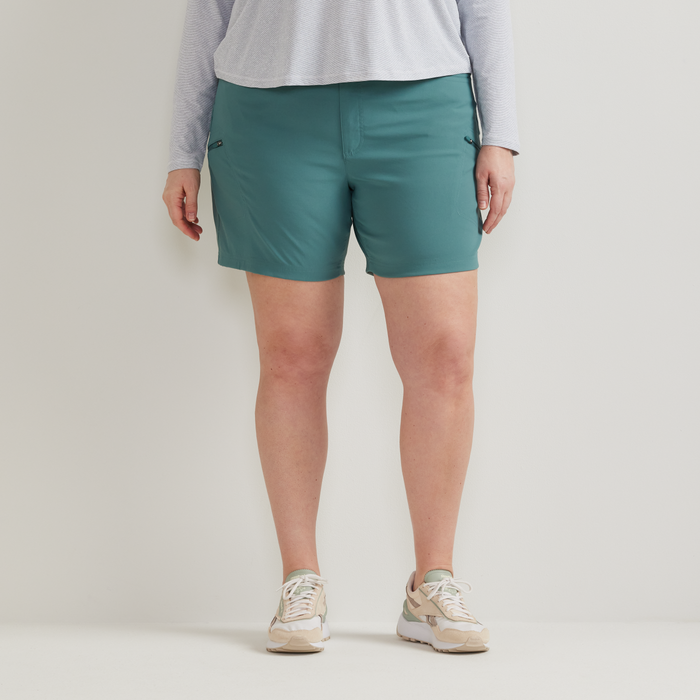 Women's Guide Pro High Rise Shorts-Patina-Plus-C1
