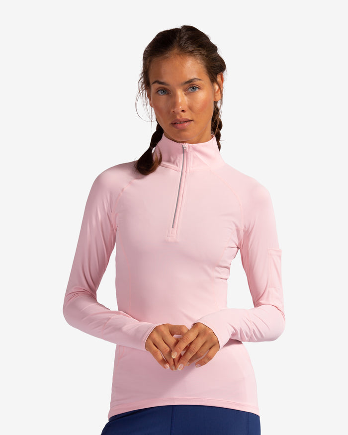 WOMEN'S MOCK ZIP TOP (3001) - BloqUV