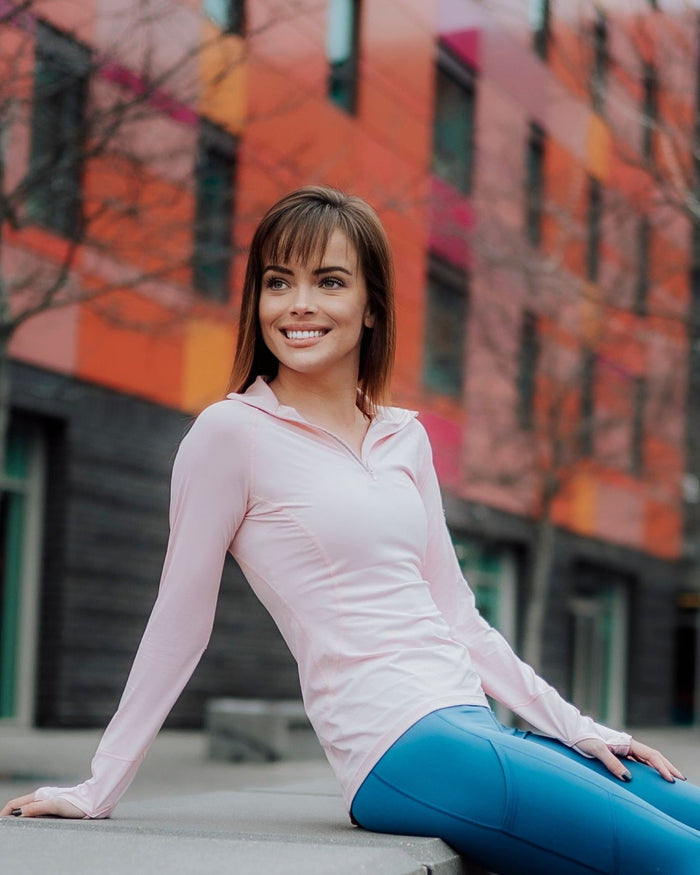 WOMEN'S MOCK ZIP TOP (3001) - BloqUV