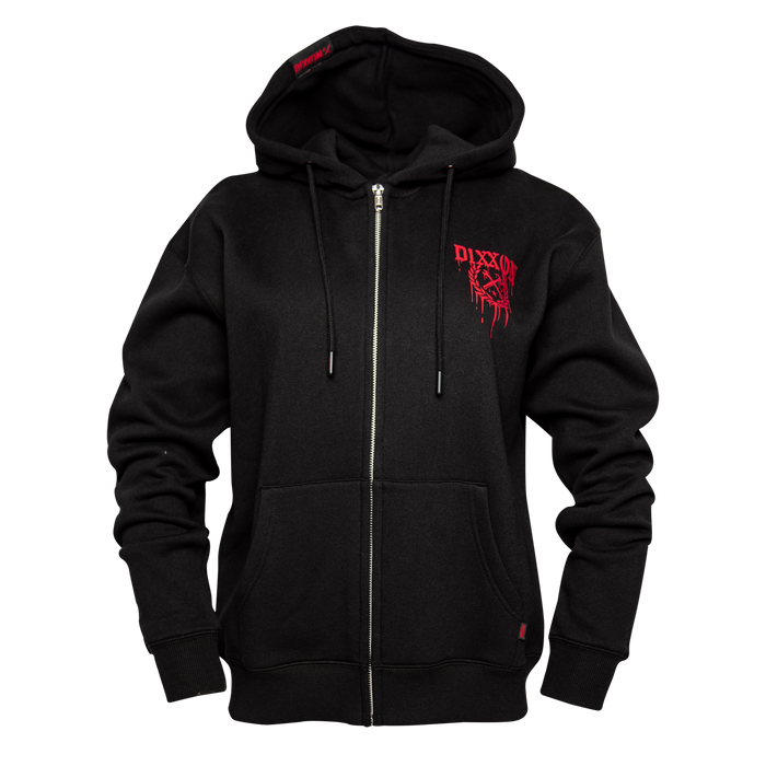 Dixxon Women's Terror Zip Up Hoodie - Black