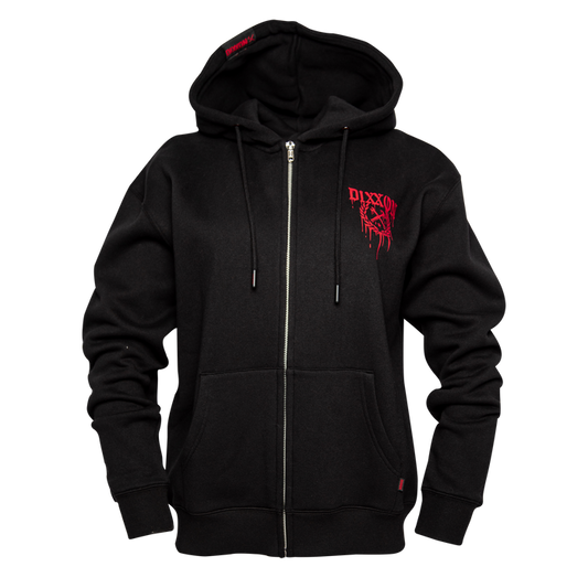 Dixxon Women's Terror Zip Up Hoodie - Black