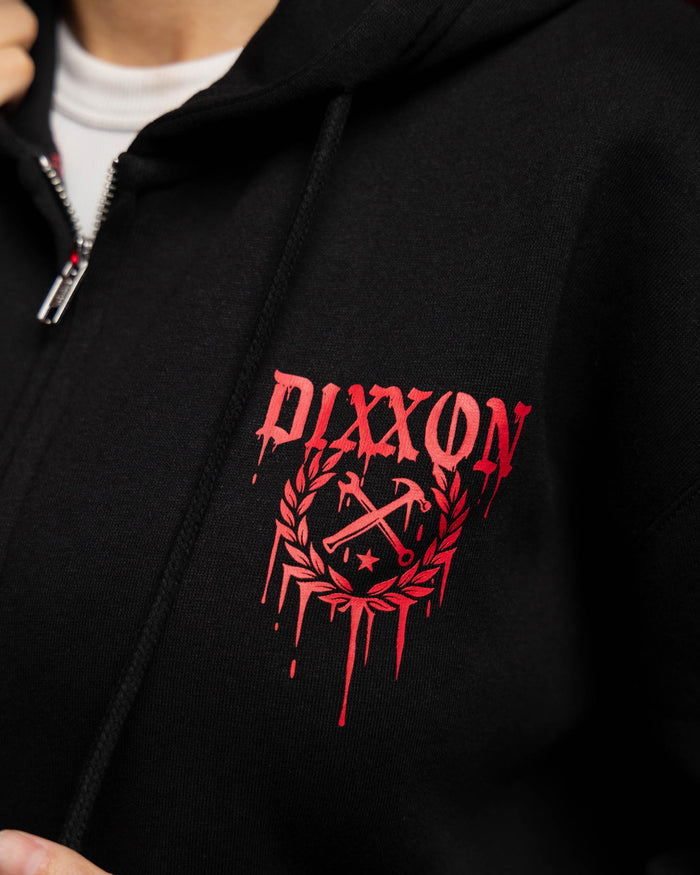 Dixxon Women's Terror Zip Up Hoodie - Black