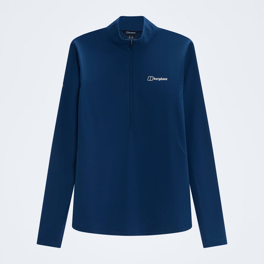 Women's Theralite Half Zip Tech Tee  - Hale Navy