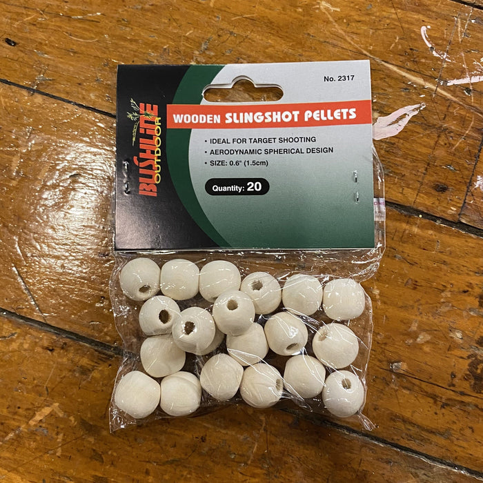 World Famous Wooden Slingshot Pellets