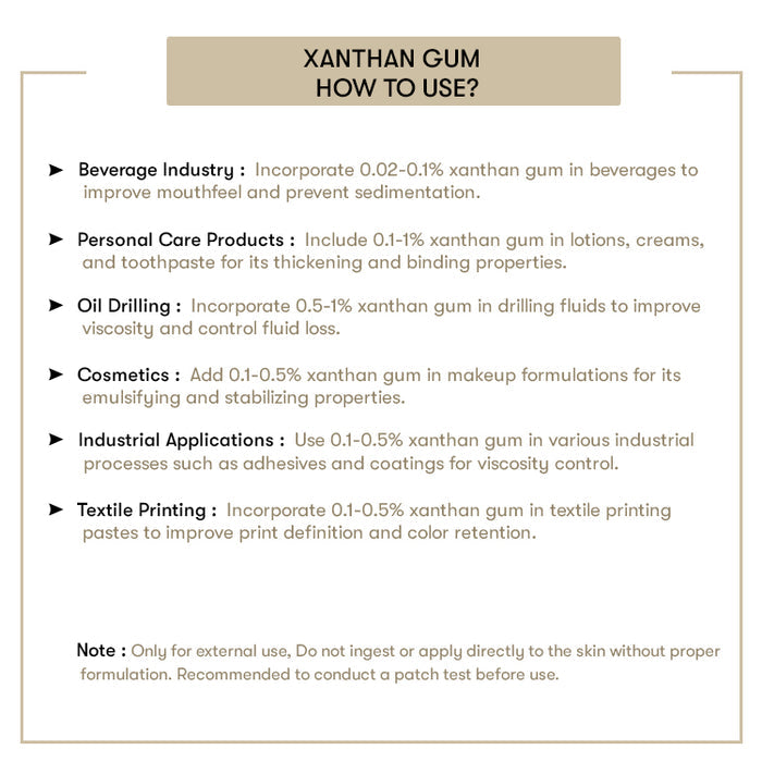 How to Use Xanthan Gum Powder