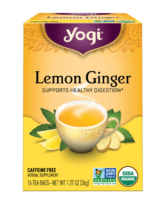 Yogi® Lemon Ginger Tea - Christopher's Herb Shop